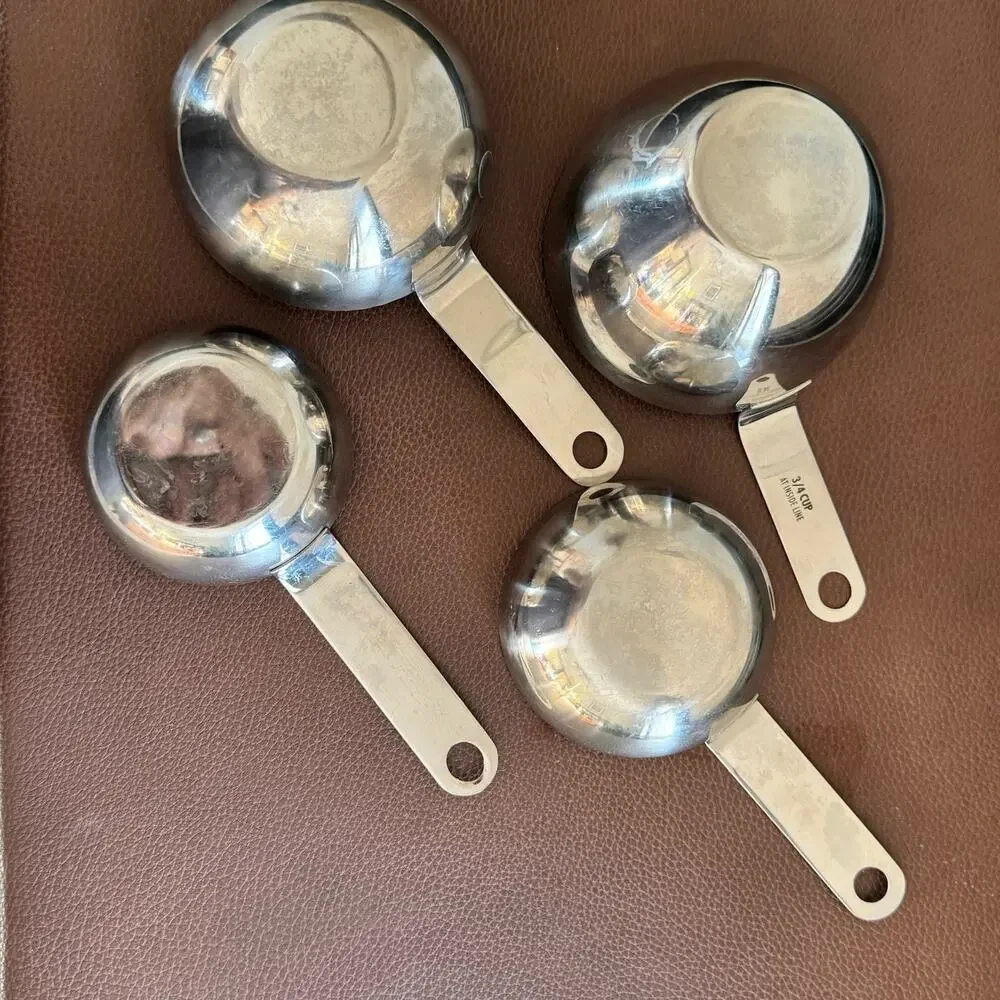 KitchenAid Professional Stainless Steel Measuring Cups Set of 4 Baking Cooking